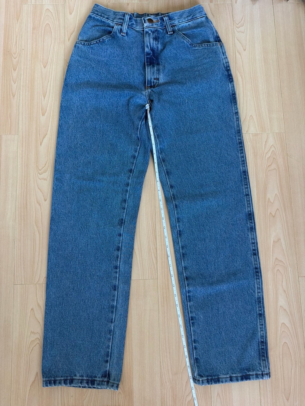 Rustler Straight-Leg Blue Jeans